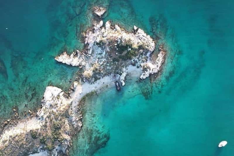 Billet Athènes : Expérience de plage privée sur une île avec un bateau semi-rigide