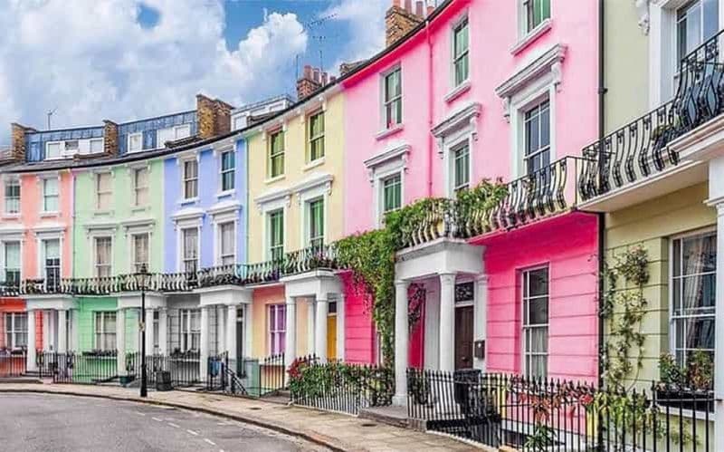 Billet Visite photographique des couleurs de Notting Hill