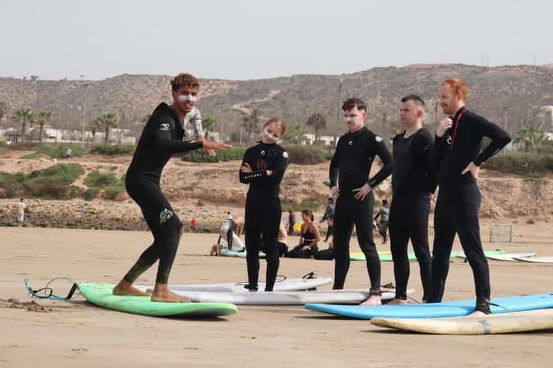 Billet Tamraght : Leçon de surf avec moniteur et équipement