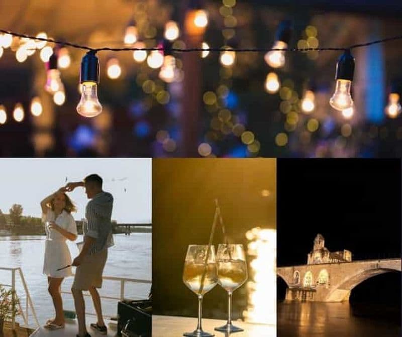 Billet Avignon : Guinguette estivale et dîner-croisière avec musique live