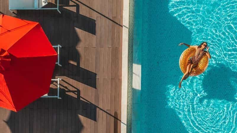 Billet Dubaï : Journée plage sur le Palm avec vue sur la ligne d'horizon