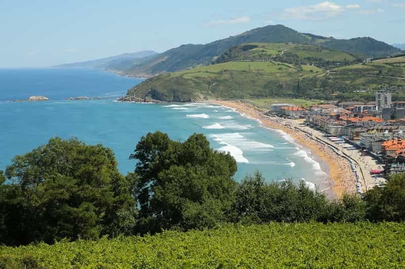 Billet Zarautz, Getaria et Zumaia depuis Saint-Sébastien