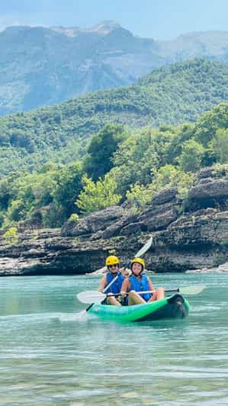 Billet Përmet : Kayak sur la rivière Vjosa
