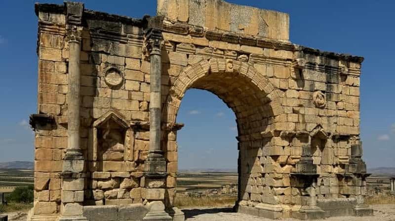 Billet Au départ de Fès : Excursion à Meknès, Volubilis et Moulay Idriss