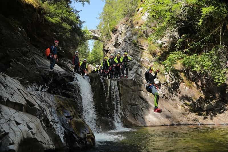 Billet Pitlochry : Canyoning avancé dans les chutes supérieures de Bruar