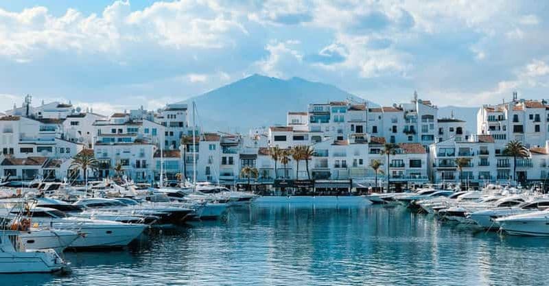 Billet Depuis Malaga : visite guidée de Marbella, Mijas et Puerto Banús