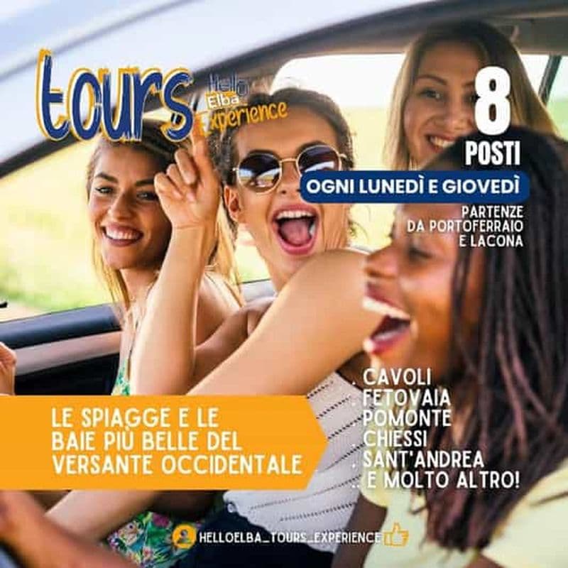 Billet Côte du Soleil Île d'Elbe : circuit au départ de Portoferraio et Lacona