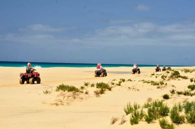 Billet Île de Boa Vista : Visite d'une demi-journée en quad jusqu'à la plage de Santa Monica