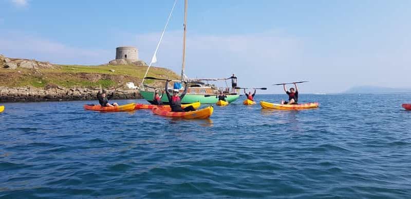 Billet Kayak de mer de la plage de Killiney à l'île de Dalkey avec photos