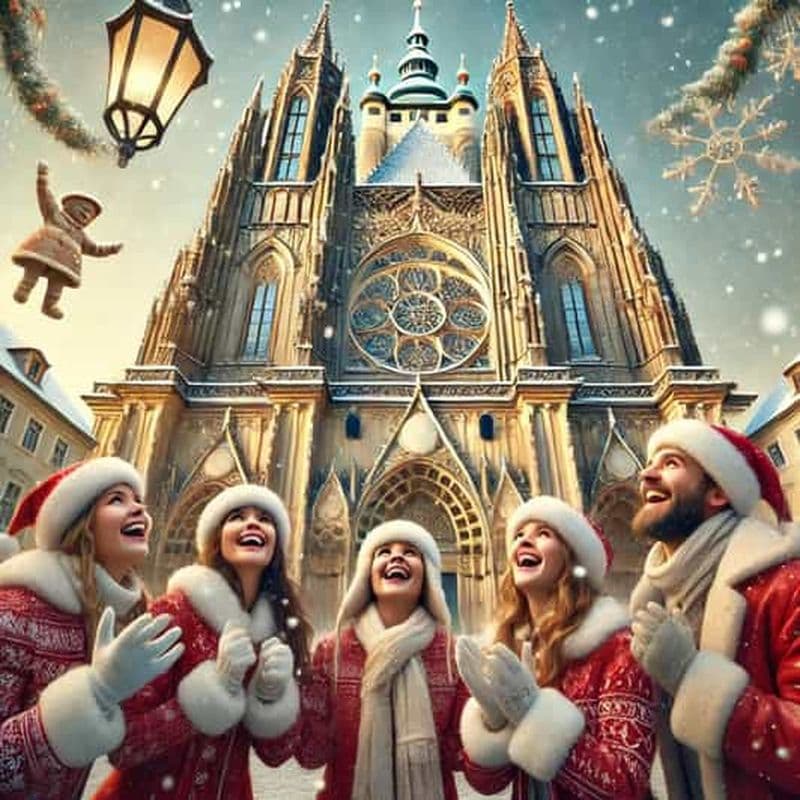 Billet Noël à Prague : Château, cathédrale Saint-Guy et monastère