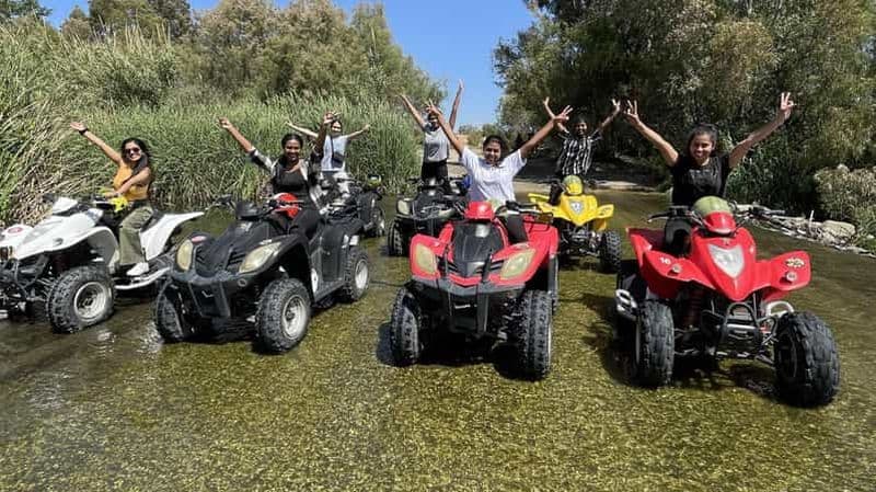 Billet Malaga : Visite guidée terrestre et fluviale en quad d'une heure (2 personnes)