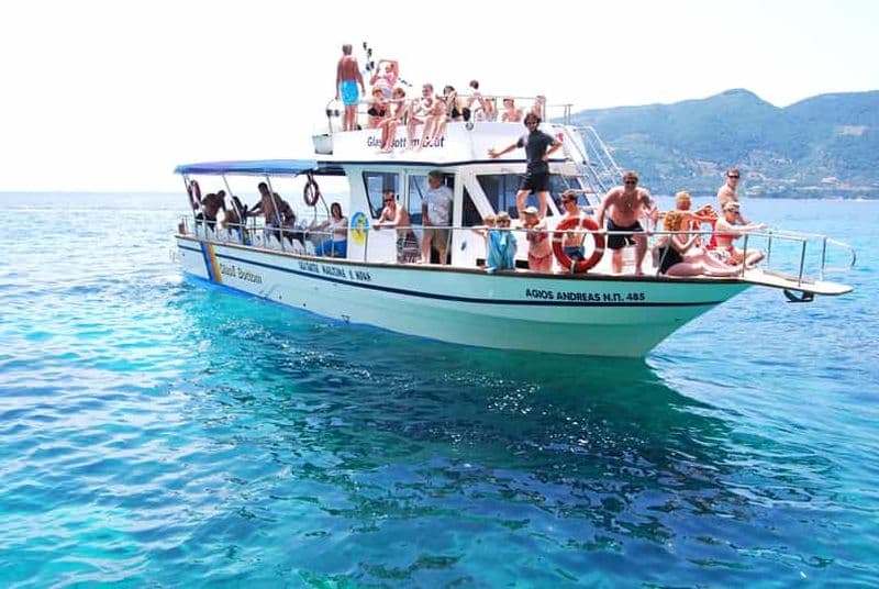 Billet Milos : Croisière en bateau à fond de verre sur le Kleftiko et le Klima