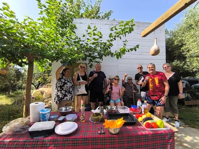 Billet Crète : excursion touristique d'une journée avec cours de cuisine et déjeuner