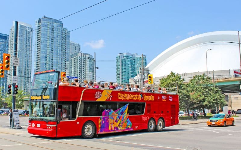 Billet City Sightseeing : visite panoramique en bus des quartiers est de Toronto