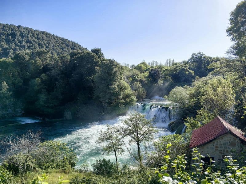 Billet Depuis Split : visite des cascades de Krka avec déjeuner inclus