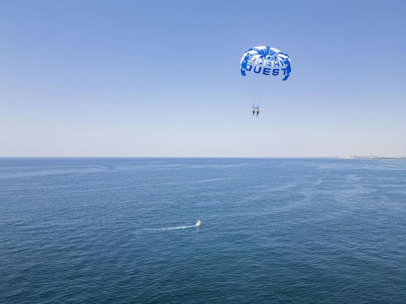 Billet Parachute ascensionnel à la marina de Vilamoura