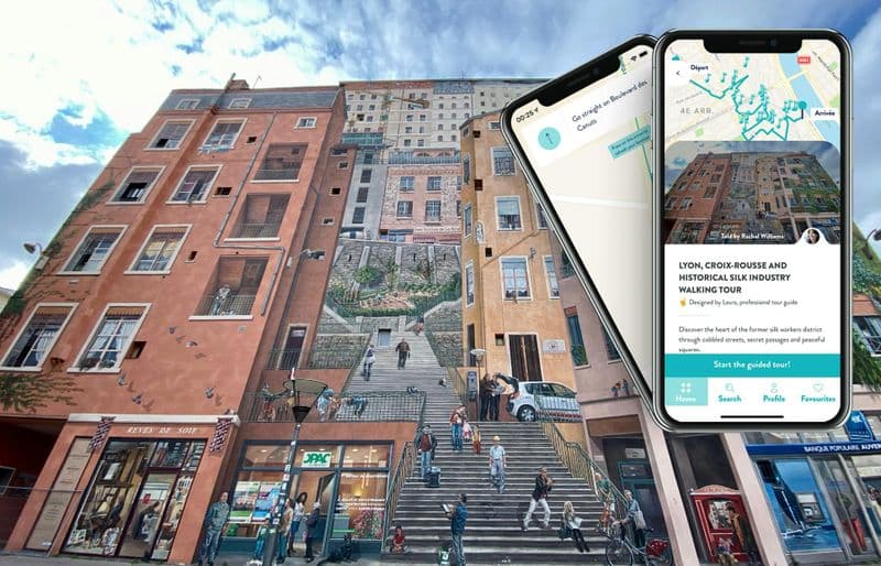 Billet Visite audioguidée du quartier de la Croix-Rousse à Lyon sur votre smartphone