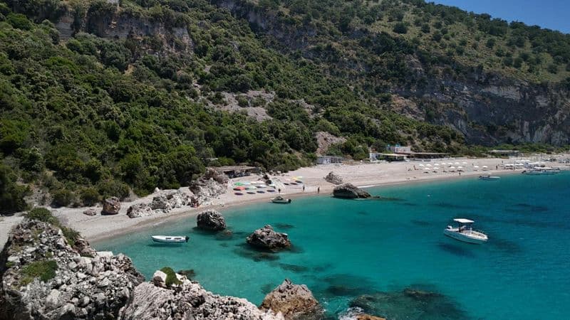 Billet Excursion guidée en bateau d'une demi-journée vers la grotte des tortues et la plage de Kroreza