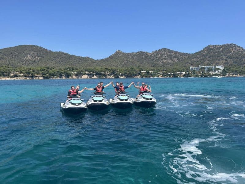 Billet Tour en jet ski à travers Cala Millor et Costa de los Pinos