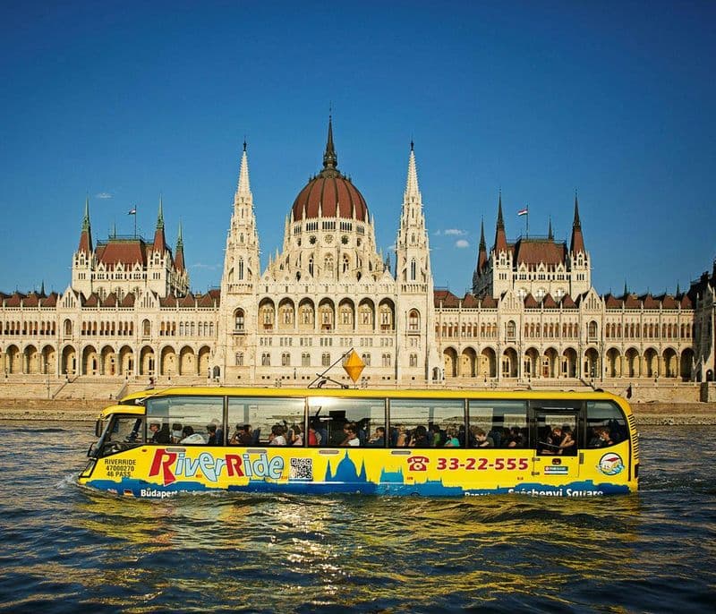 Billet Budapest : RiverRide : 1,5 heure de bus flottant