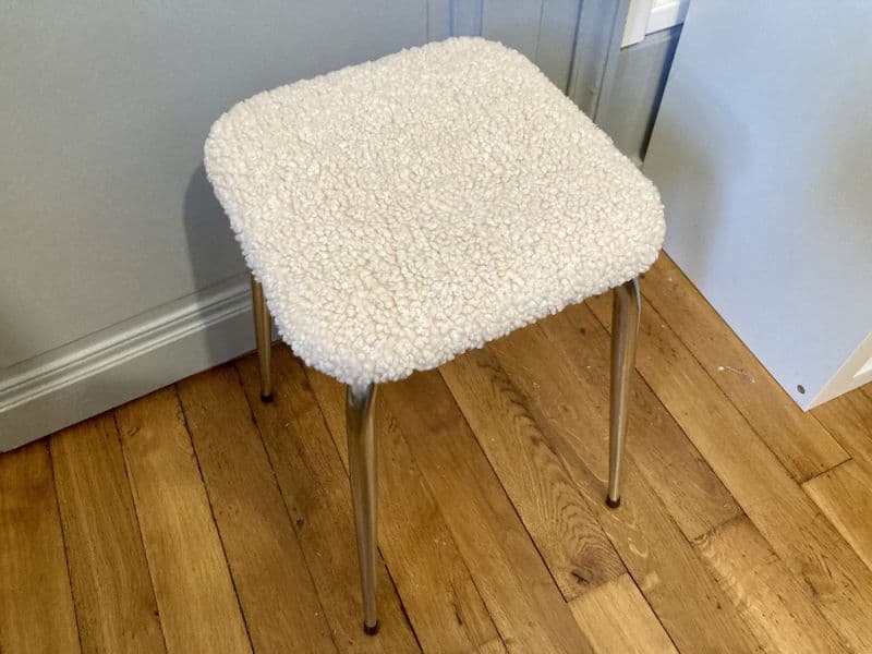 Billet Tapissez votre tabouret vintage