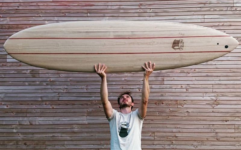 Billet Créez votre planche de surf en bois (taille 6') - 2J