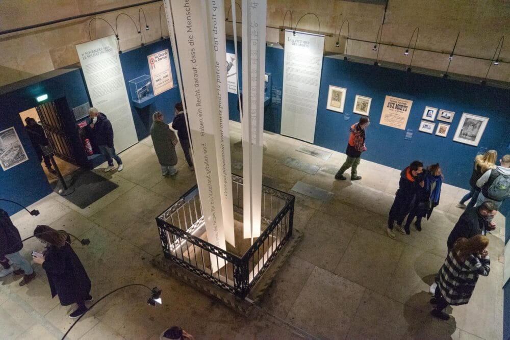 Le musée de l'Arc de Triomphe à Paris
