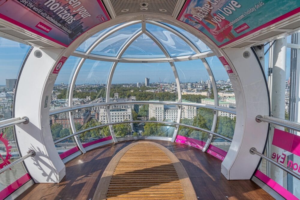 Les capsules du London Eye