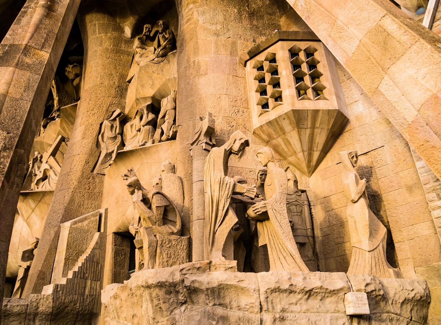 Façade de la Passion, Sagrada Familia, Barcelone