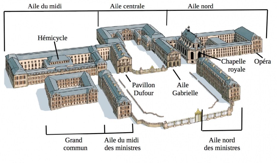 Plan du Château de Versailles