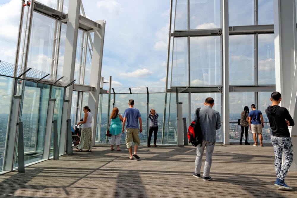 vue imprenable du haut de The Shard