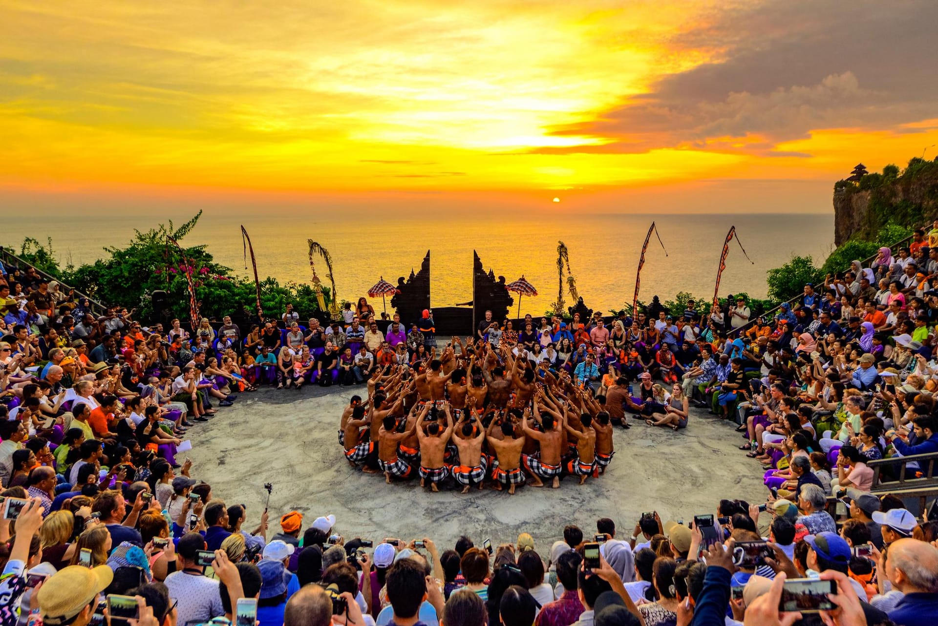 Spectacle de danse Uluwatu Kecak à Bali
