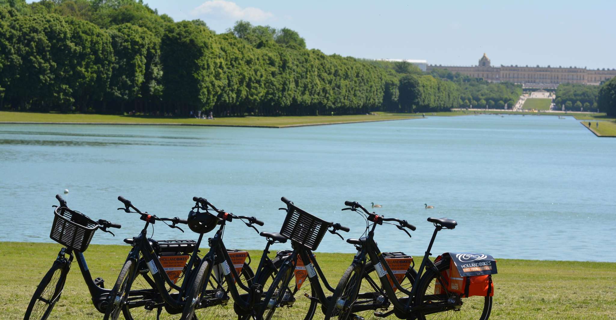 Pédaler dans les allées et jardins du domaine royal