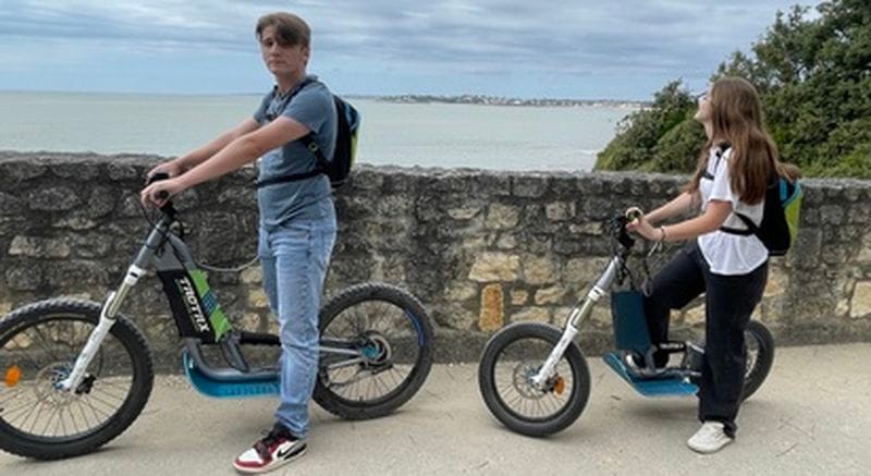 Billet Location de trottinette électrique tout terrain au départ de Royan