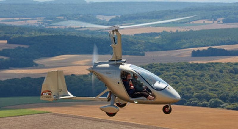 Billet Baptême de l'air et initiation au pilotage d'ULM Autogire à Nancy