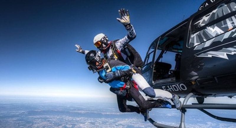 Billet Saut en Parachute en hélicoptère près d'Annecy