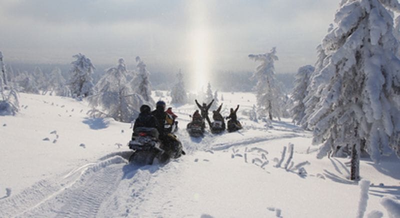 Billet Randonnée en motoneige à Barèges dans les Pyrenées