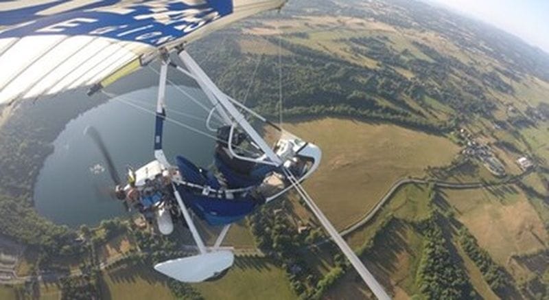 Billet Baptême de l'air en ULM pendulaire - survol de la chaîne des puys près de Clermont Ferrand