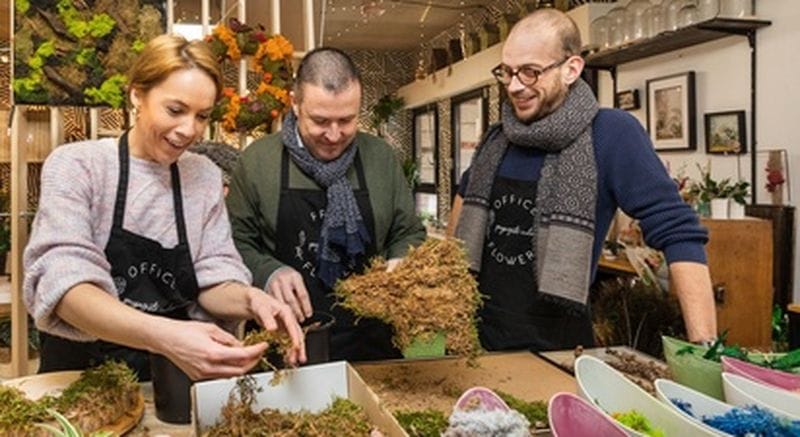 Billet Atelier de création de couronne végétale à Wasquehal près de Lille