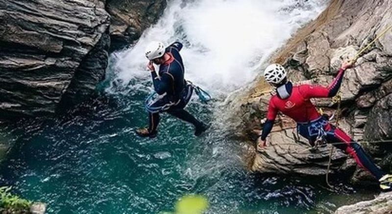 Billet Canyoning dans le canyon de l'Eau Rousse en Savoie