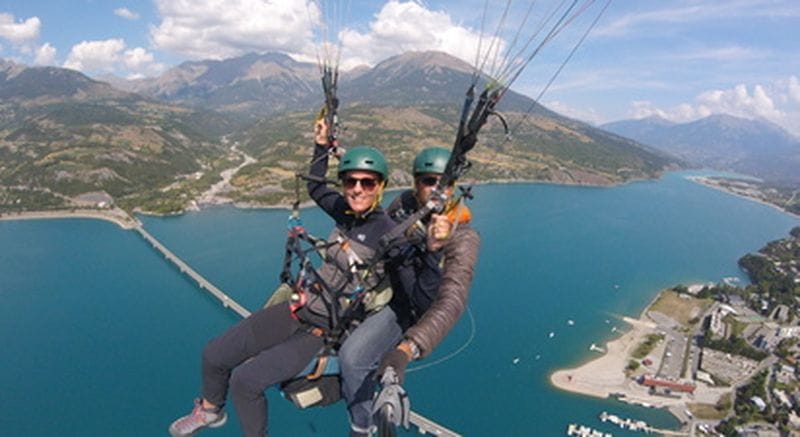 Billet Baptême en Parapente au lac de Serre-Ponçon près de Gap