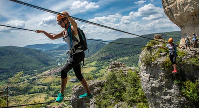Billet Via Ferrata à Millau