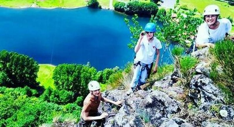 Billet Via Ferrata au Lac des Graves près d'Aurillac