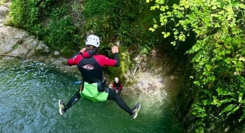 Billet Canyoning au canyon du Bout du Monde près Chambéry