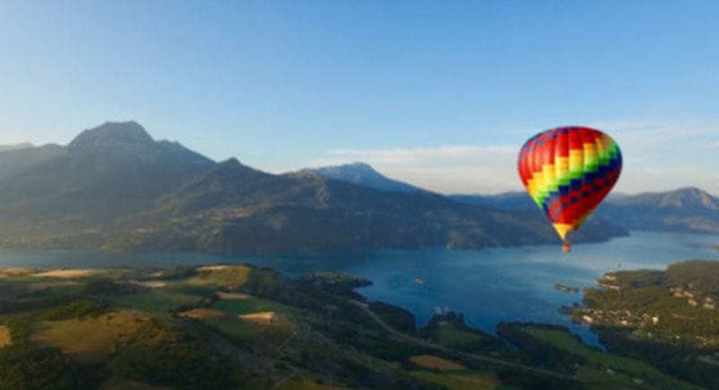 Billet Vol en montgolfière au lac de Serre-Ponçon