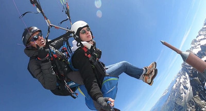 Billet Vol en Parapente au départ de l'Aiguille du Midi à Chamonix