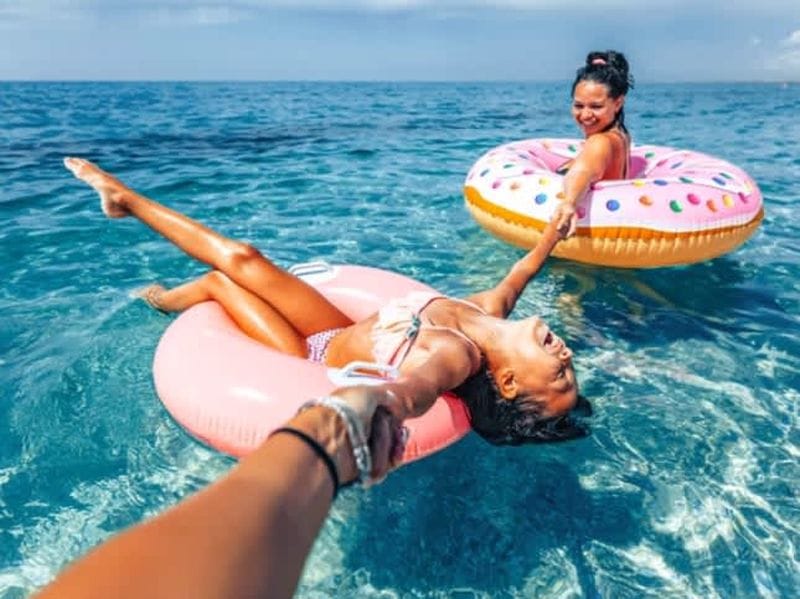 Billet Activités nautiques : plongée avec tuba, natation et paddle.