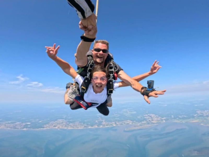 Billet Saut en Parachute au-dessus du Bassin d'Arcachon (33)
