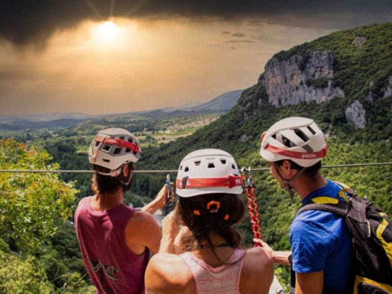 Billet Via Ferrata Grottes des Desmoiselles à Saint-Bauzille-de-Putois