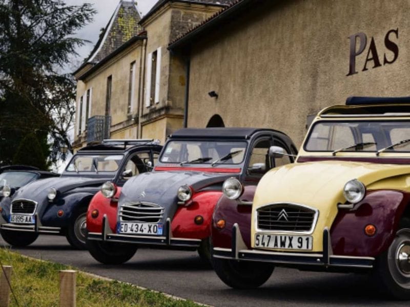 Billet Visite privée du vignoble de Pessac-Léognan en 2CV